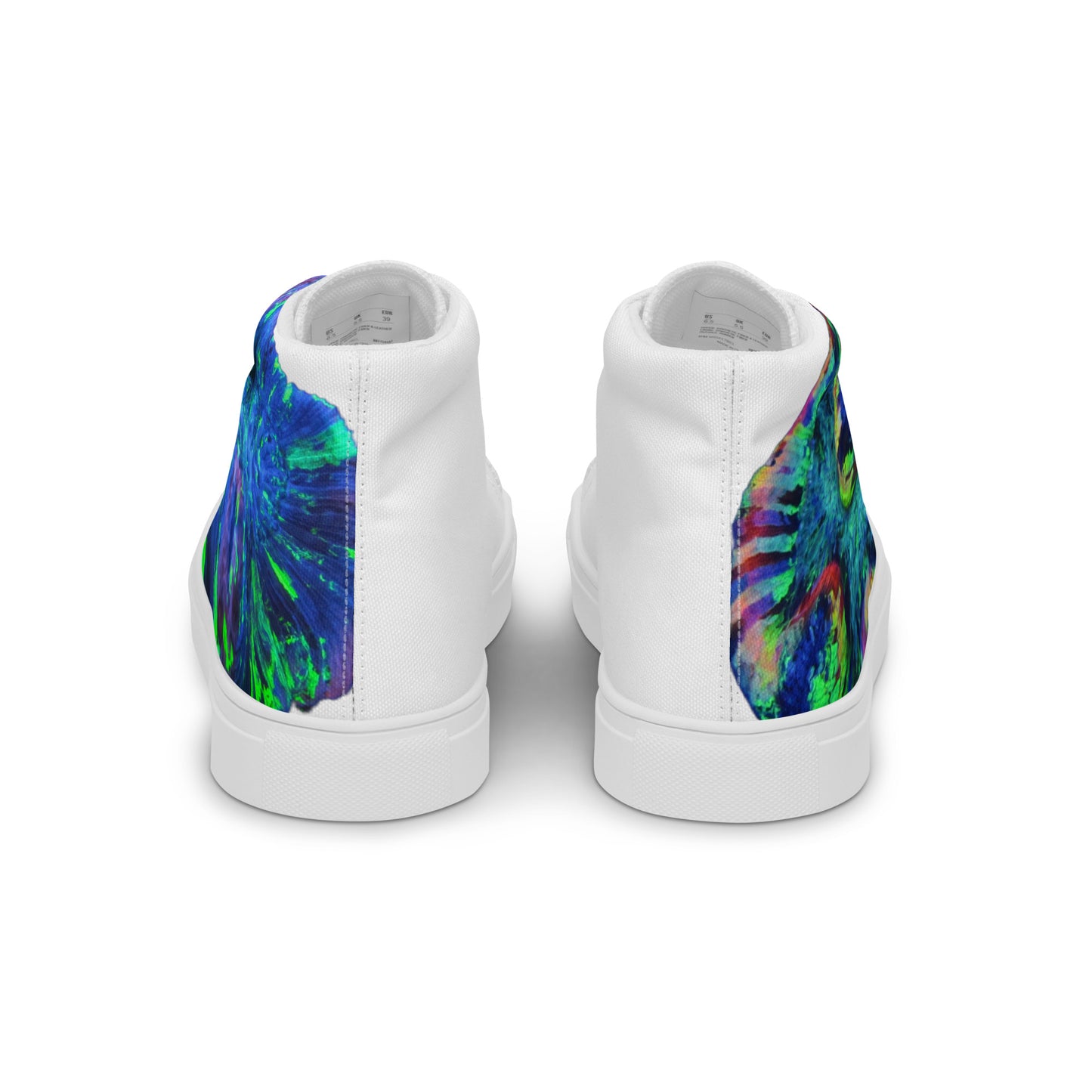 Men’s high top canvas shoes