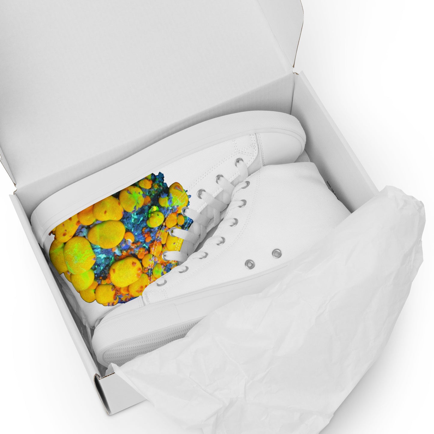 Men’s high top canvas shoes