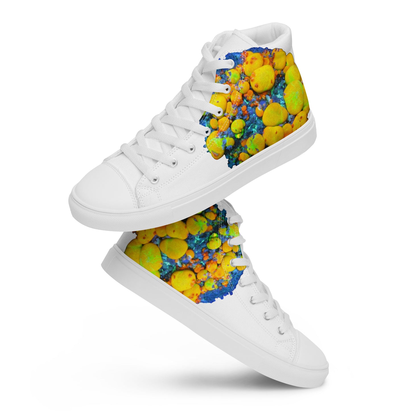 Men’s high top canvas shoes