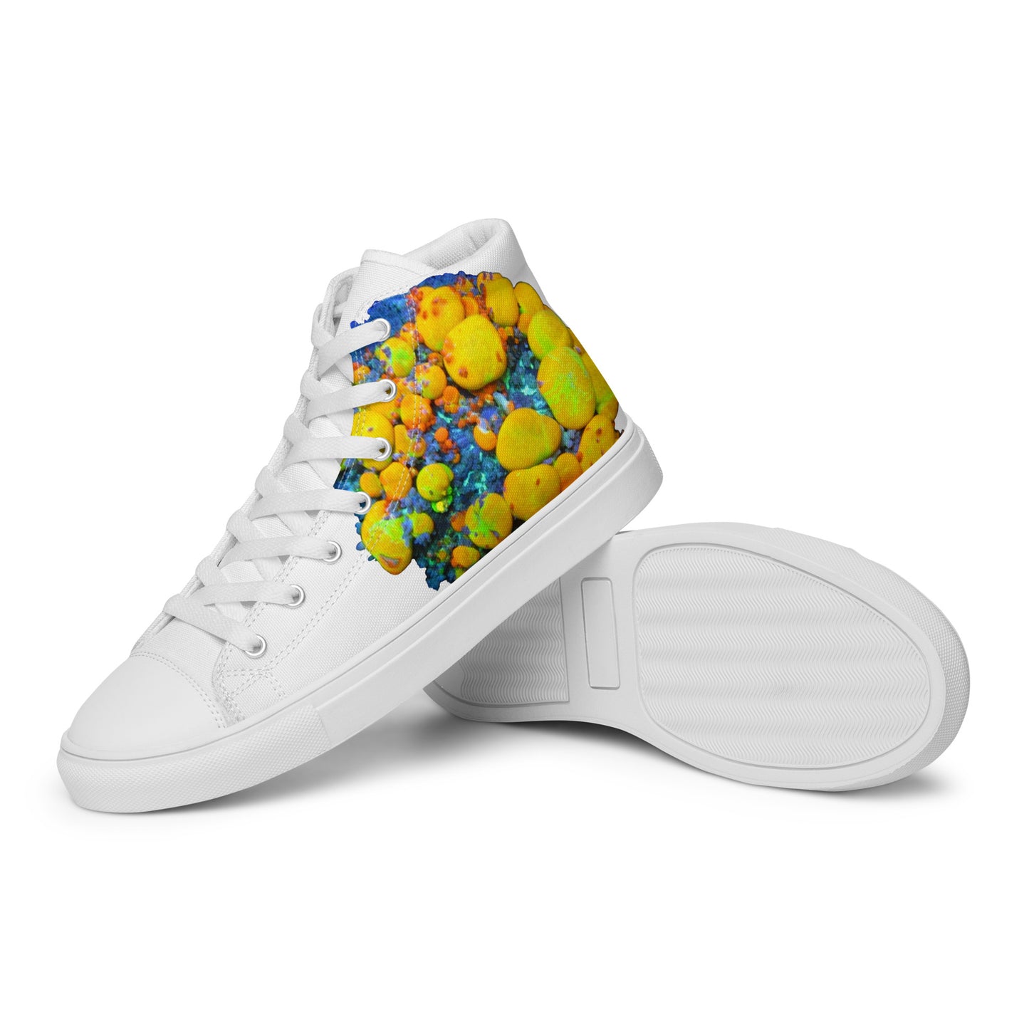 Men’s high top canvas shoes