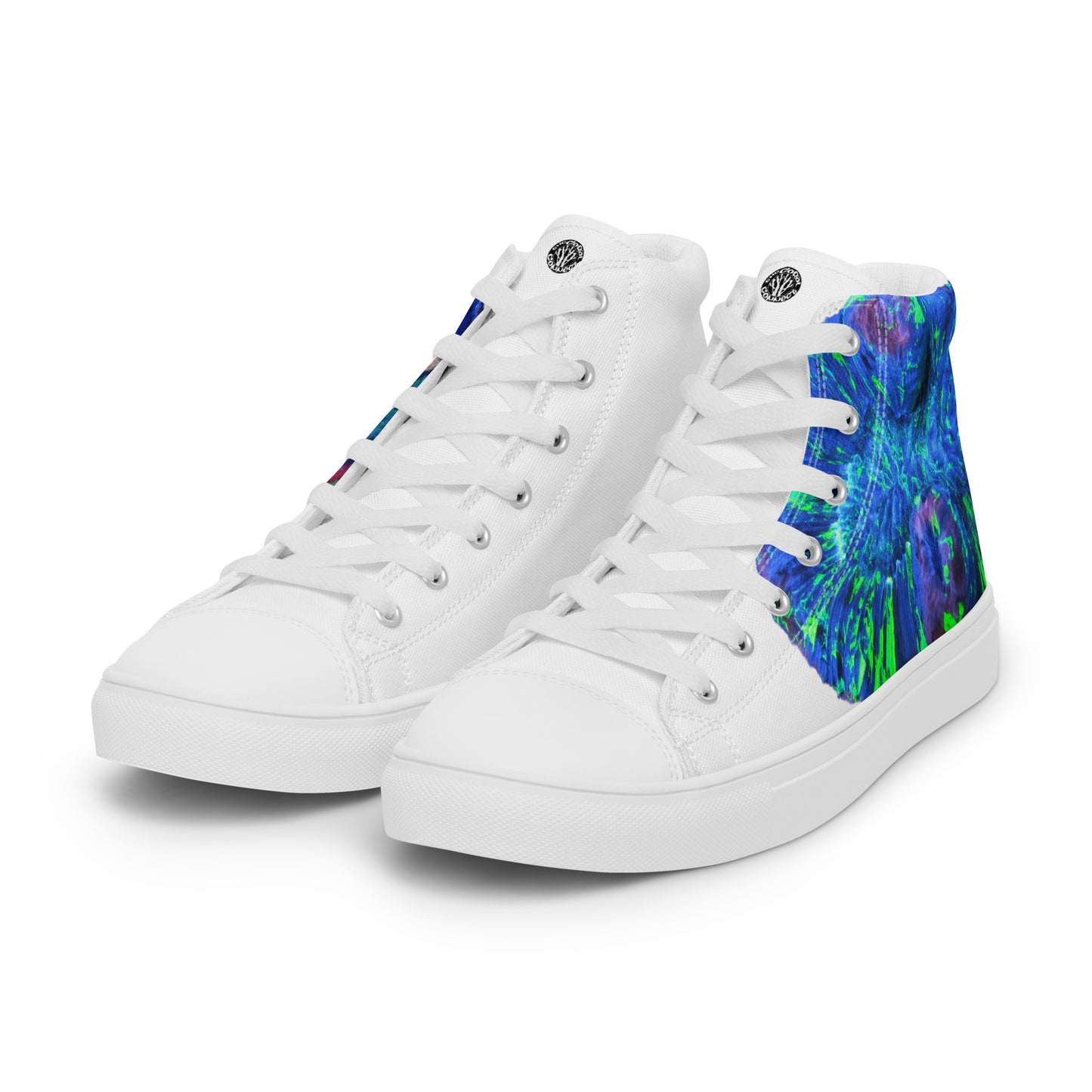 Men’s high top canvas shoes