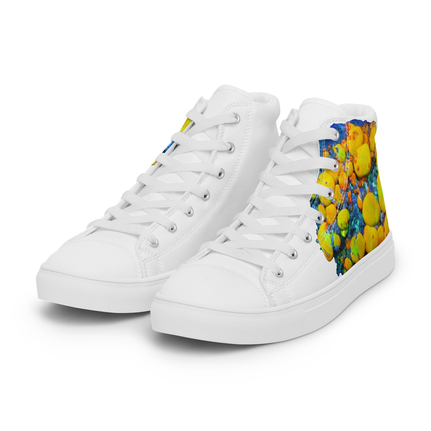 Men’s high top canvas shoes