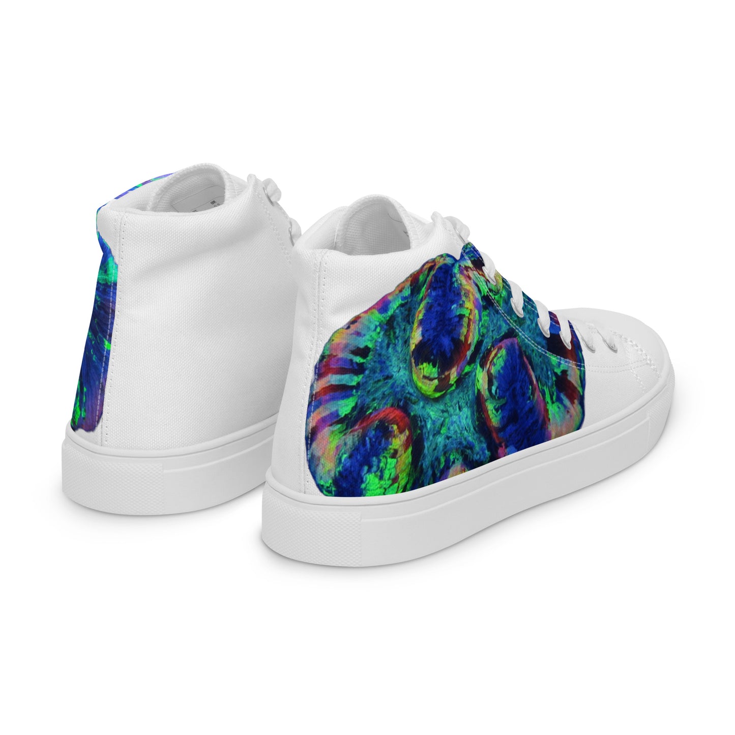 Men’s high top canvas shoes