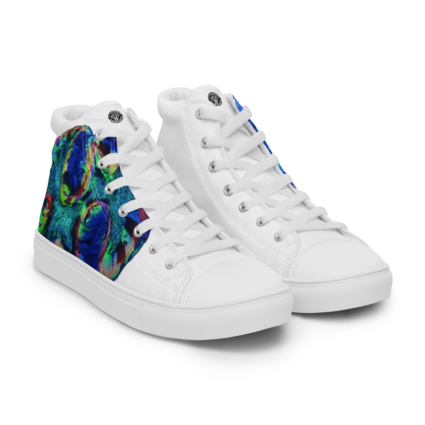 Men’s high top canvas shoes