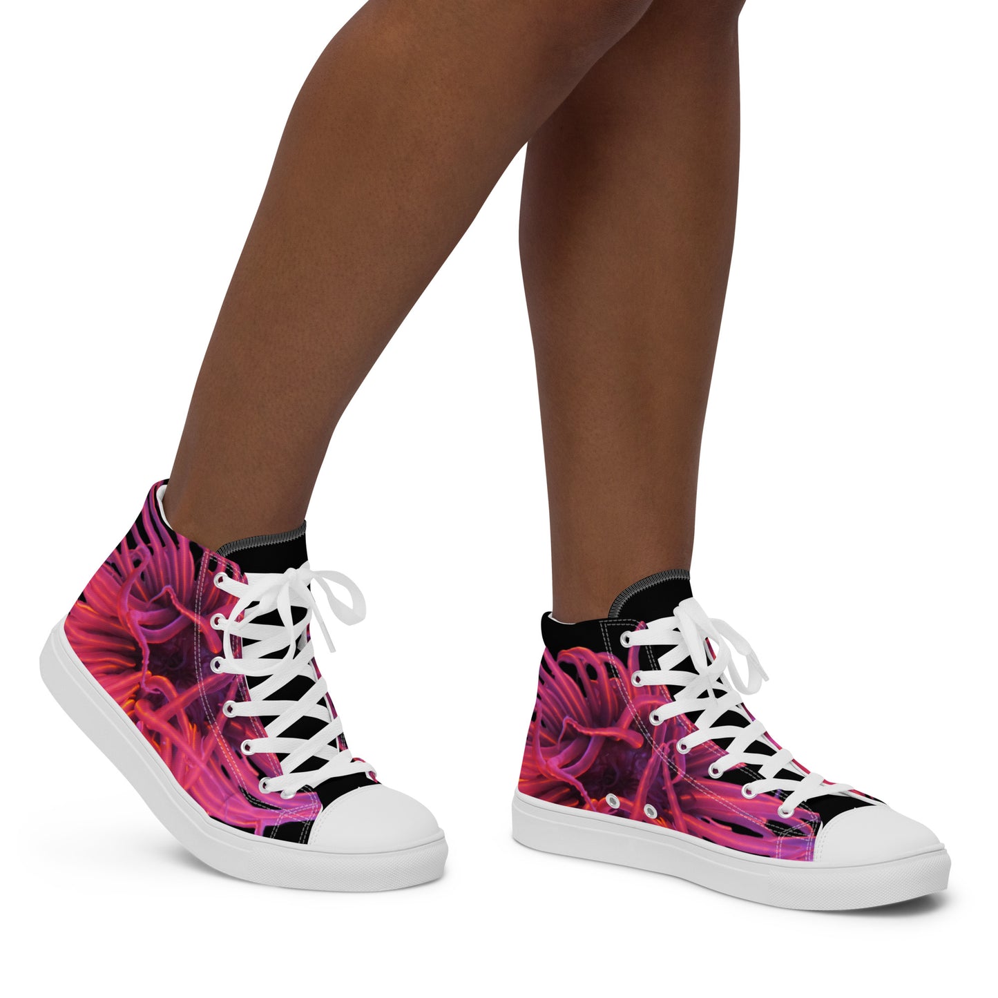 Women’s high top canvas shoes